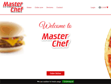Tablet Screenshot of mastercheffastfood.com